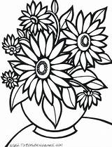 Coloring Pages Flower Big Flowering Printable Getcolorings Color Print Lavishly sketch template