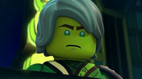 the lego movie character is looking at something in front of him with