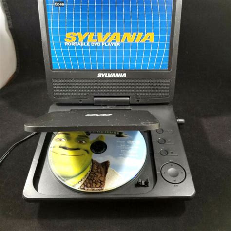 sylvania sdvd  portable dvd player black  sale  ebay