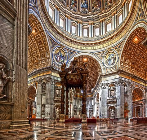 st peters basilica interior  interior  st peters flickr