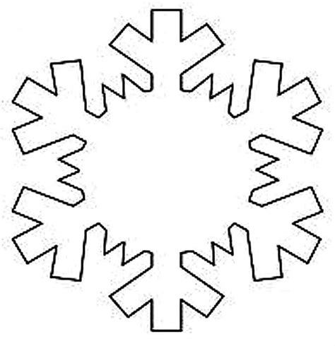 printable snowflake templates     kids   snow