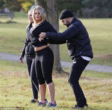 towie s danielle armstrong puts on busty display during