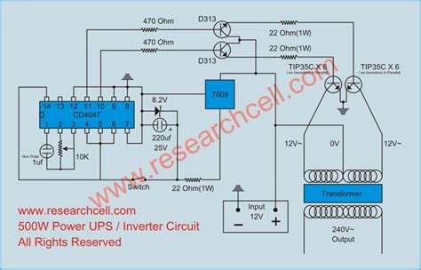 inverter circuit diagram research cell