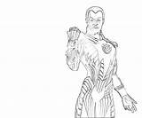 Sinestro Thaal sketch template