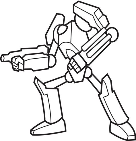 pin  robots coloring pages