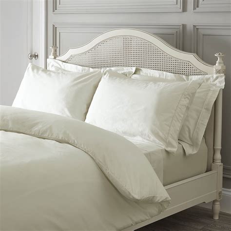 dorma  thread count cream bed linen collection dunelm