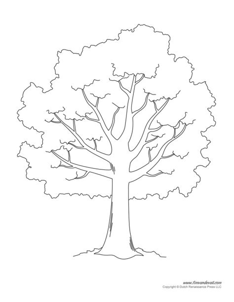 tree template tims printables
