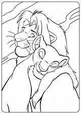 Simba Nala Lion Coloring Pages King Timon Disney Adult Pumbaa Template He Drawings sketch template