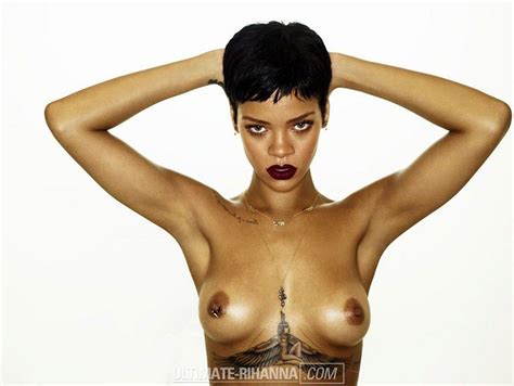 rihanna topless for ‘unapologetic album — perfect pierced
