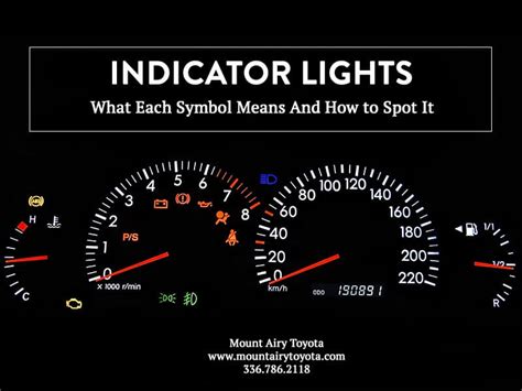indicator lights       matters mount airy toyota