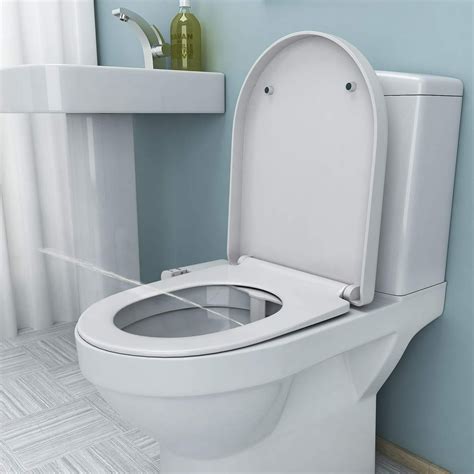 cleaning single nozzle  electric mechanical bidet toilet seat attachment bathroom hitc