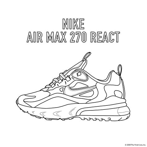 nike air max  coloring pages