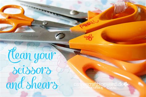 carinas craftblog cleaning scissors  shears