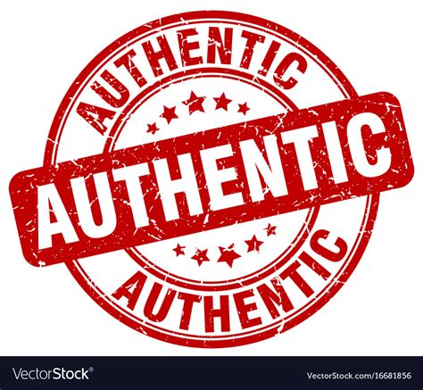 authentic stamp royalty  vector image vectorstock