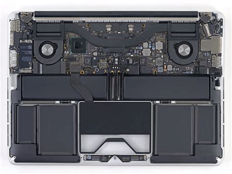 ifixit teardown macbook pro  zoll mit retina display late