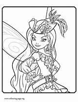 Fairy Pirate Coloring Pages Silvermist Disney Tinkerbell Water Colouring Iridessa Fairies Printable Movie Kids Awesome Sheet Popular Print Sheets Gif sketch template
