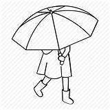 Umbrella Clipartmag Icon Rainy sketch template