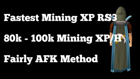fastest mining exp   xph runescape  mining guide youtube
