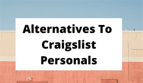 10 craigslist personals alternative for casual encounters