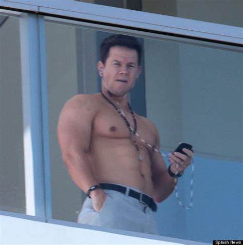 mark wahlberg is back to his old shirtless ways in miami