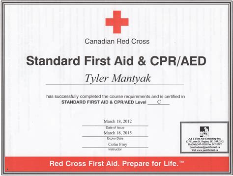 printable cpr  aid certification card