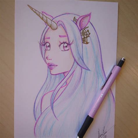 image result    draw  unicorn girl unicorn art drawing girl