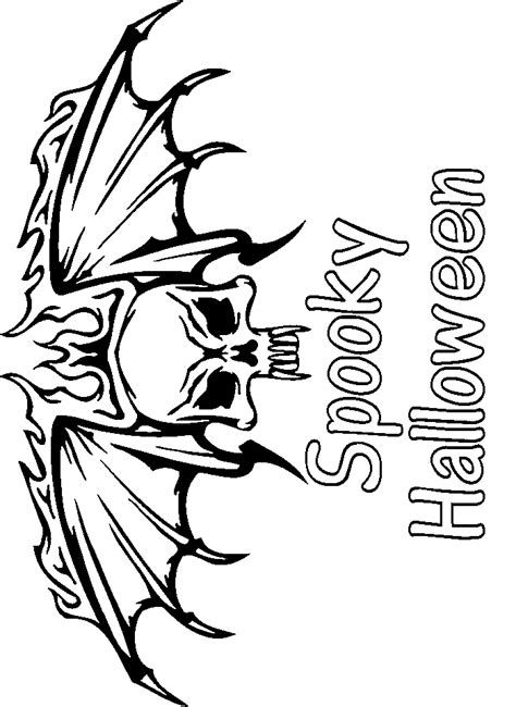 scary creepy halloween coloring pages png colorist