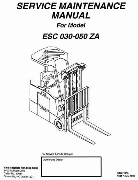 yale electric forklift wiring diagram