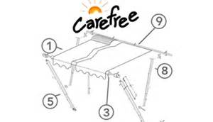 spare parts diagram carefree fiesta awnings caravansplus
