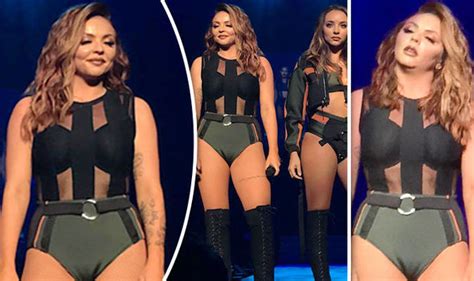 Little Mix S Jesy Nelson Suffers Unfortunate Camel Toe On Stage In Bra