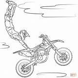 Pages Colouring Stunt Scooter Motocross Coloring Freestyle Style Trending Days Last sketch template