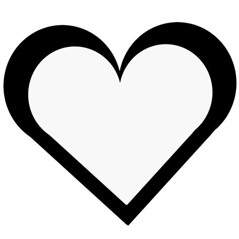 basic heart outline  stock photo public domain pictures