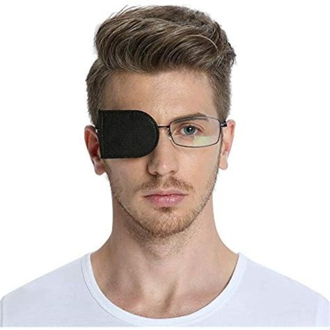 6pcs eye patches glasses large black beauty ebay