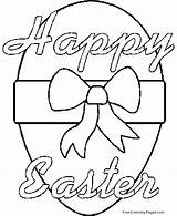 Coloring Easter Pages Printable Popular sketch template