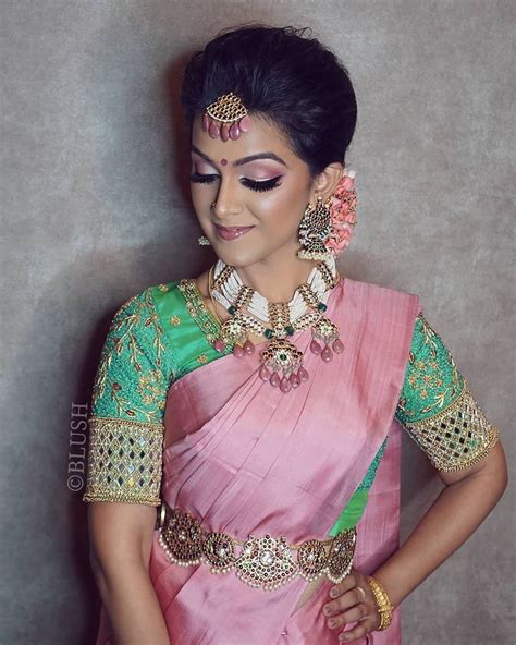 latest silk saree blouse designs  south indian brides  blouse