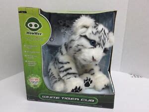 wowwee alive white tiger cub  tall  box original box works ebay