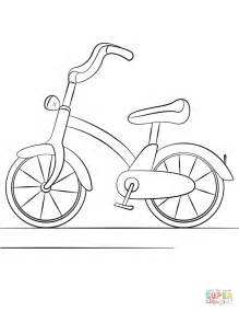 bicycle coloring page  printable coloring pages
