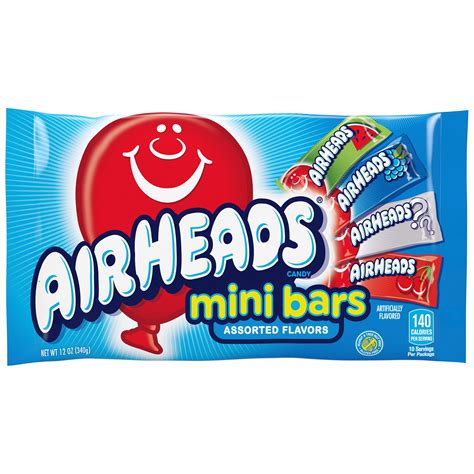airheads candy variety bag individually wrapped assorted fruit mini bars  ounces walmart
