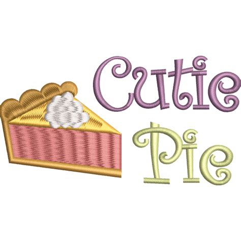 Cutie Pie Cake Slice 10k Best Machine Embroidery Designs