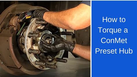 properly torque  conmet preset hub youtube