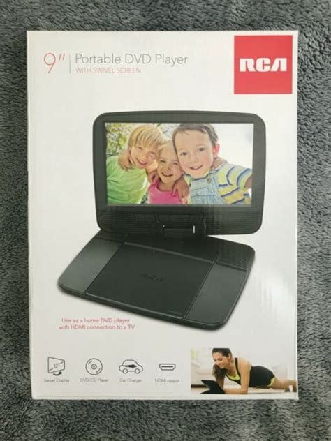 Rca 9 Portable Dvd Player Drc98090 R With Swivel Display Ebay