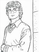 Hermione Coloring Pages Granger Potter Harry Print Getcolorings Color Getdrawings Template sketch template