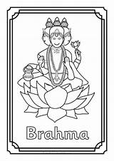 Hindu Gods Pages Coloring Colouring Sheets Sparklebox Printable Preview Getcolorings sketch template