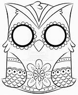 Coloring Pages Printable Skull Print Girly Animal Sugar Owl Cute Off Cat Skeleton Cool Adults Clipart Color Adult Sheets Getcolorings sketch template
