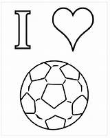 Soccer Coloring Pages Ball Team Drawing Print Football Girl Getcolorings Line Getdrawings Printable sketch template