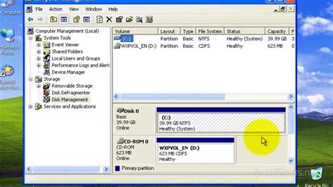 windows xp boot disk  partition  sata drive sampledamer