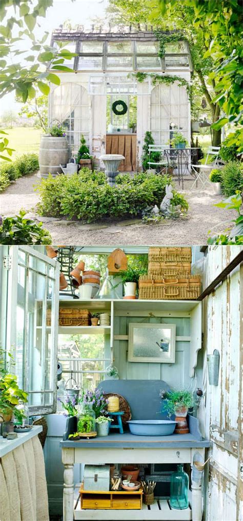 12 most beautiful diy shed ideas with reclaimed windows