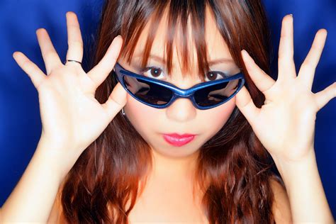 wallpaper face model sunglasses brunette glasses asian
