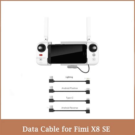 voor fimi  se afstandsbediening data aangesloten kabel lijn draad aan mobiele telefoon tablet