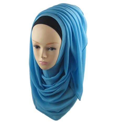 islamic women long scarf hijab muslim lady girl chiffon wrap shawls headwear ebay